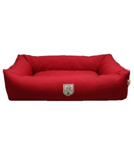 Cama Retangular Fábrica Pet Vermelha